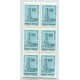 ARGENTINA 1979 GJ 1849 BLOQUE DE 6 ESTAMPILLAS VARIEDAD FIN DE BOBINA MINT MUY LINDA PIEZA